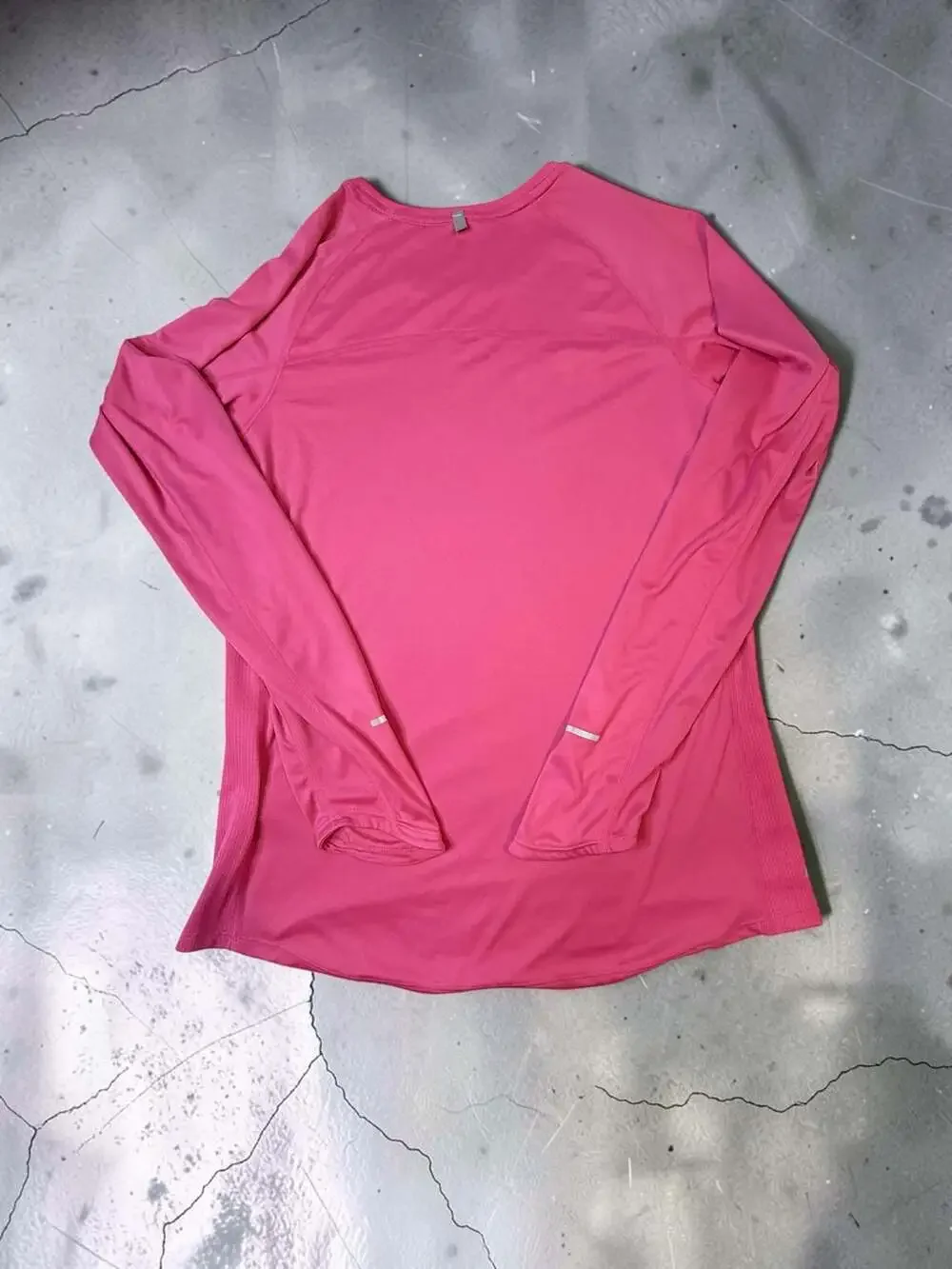 Nike Dri-FIT Women's Long Sleeve Running Top Pink